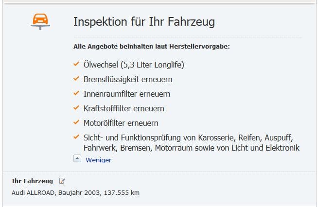 Was Kostet Die 90000 Inspektion Bei Audi Inspektion Audi A6 Allroad - Umfang, Intervalle & Kosten