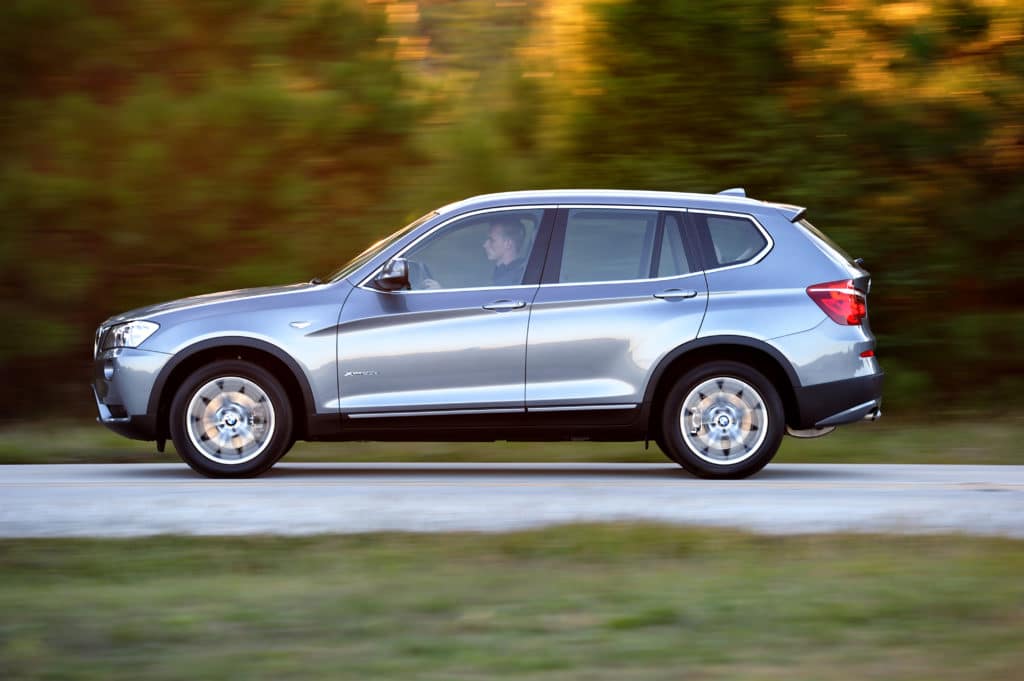 Inspektion bei einem BMW X3