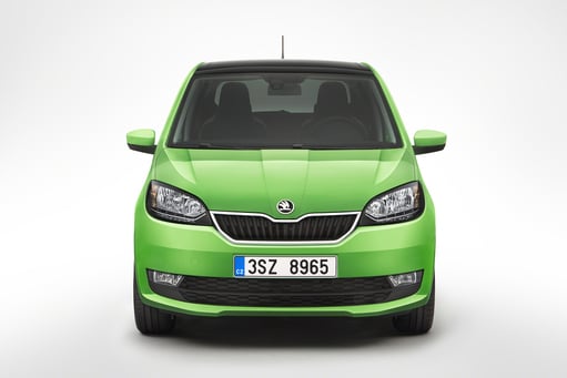 Inspektion bei einem Skoda Citigo