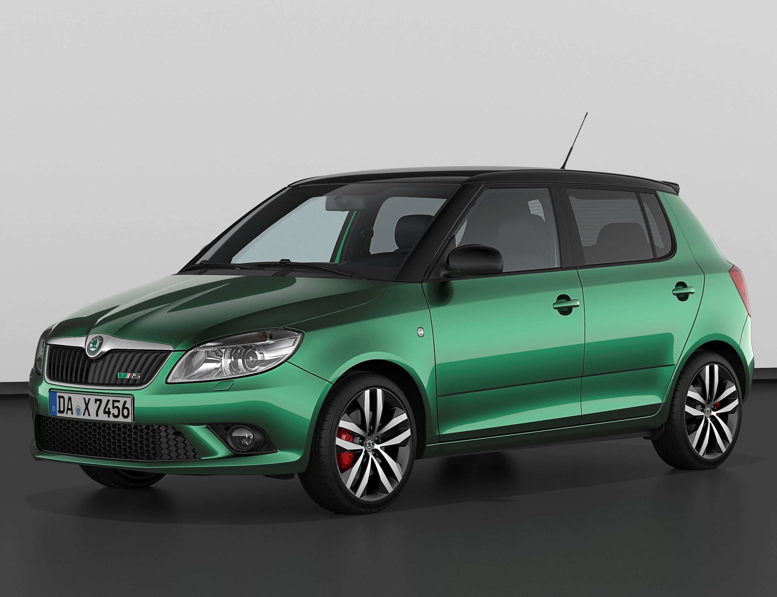 Inspektion bei einem Skoda Fabia II 2010