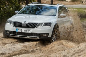 Inspektion bei einem Skoda Octavia III Combi Scout von 2017