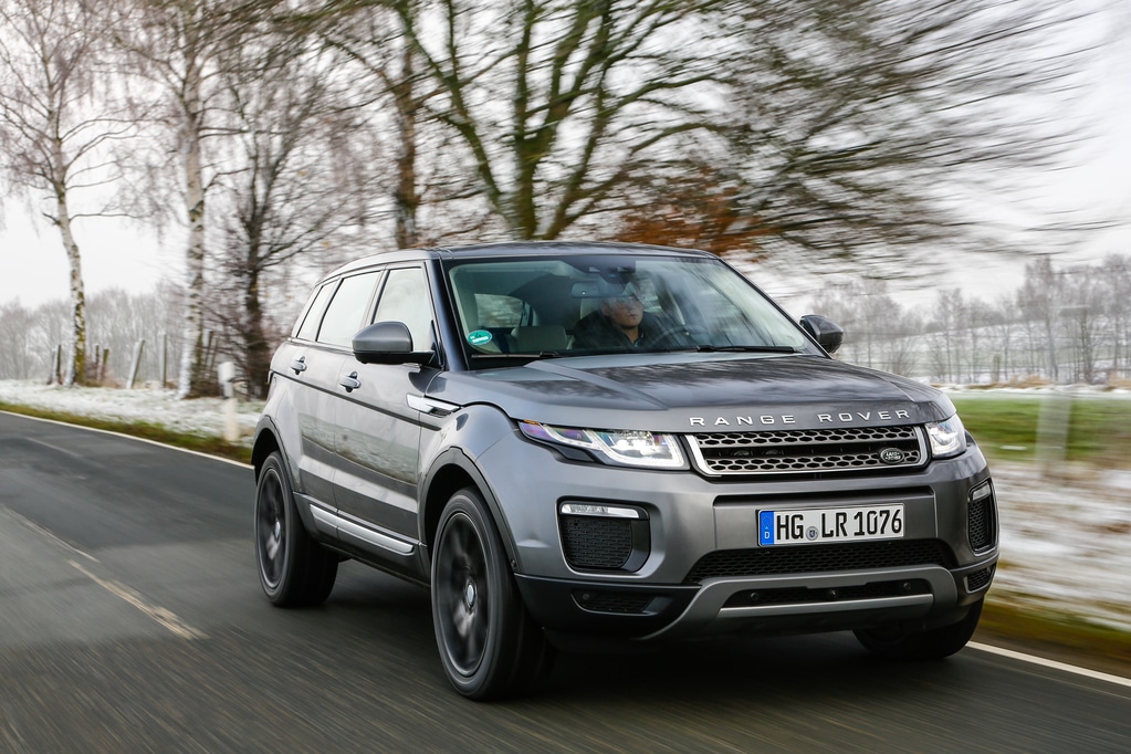 Inspektion bei einem Land Rover Range Rover Evoque