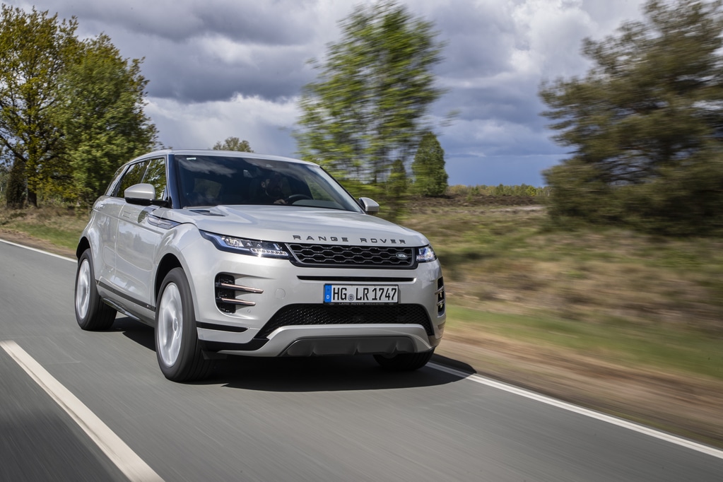 Inspektion bei einem Land Rover Range Rover Evoque