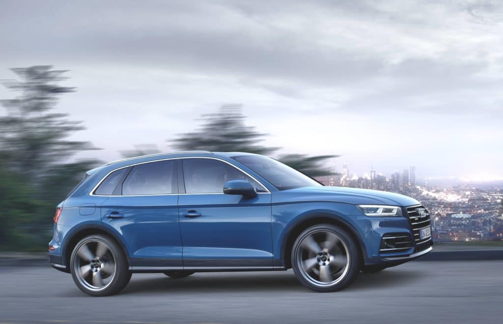 Inspektion bei einem Audi Q5 von 2018