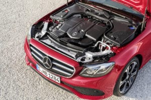 Inspektion bei einer Mercedes E-Klasse vom Typ W213 von 2016