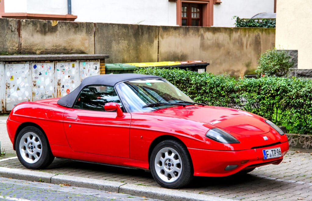 Ölwechsel beim Fiat Barchetta