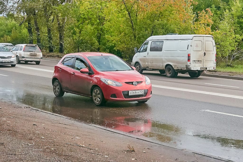 Ölwechsel beim Mazda Demio