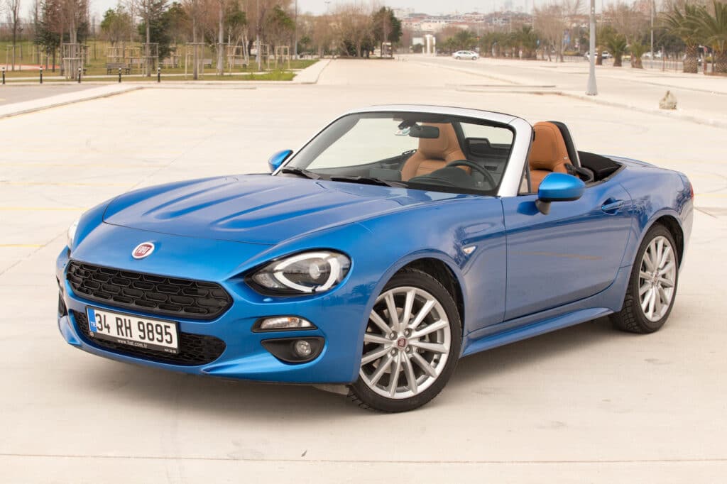 Ölwechsel beim Fiat 124 Spider