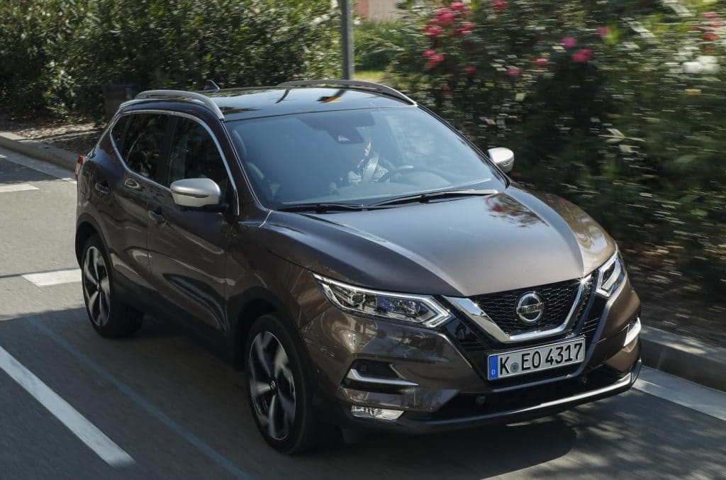 Inspektion bei einem Nissan Qashqai II