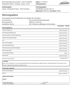 Hyundai I30n Wartungsplan Pdf