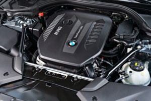 Inspektion bei einem BMW der 5er-Reihe