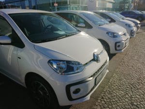 Inspektion bei einem VW up