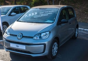 Inspektion bei einem VW up