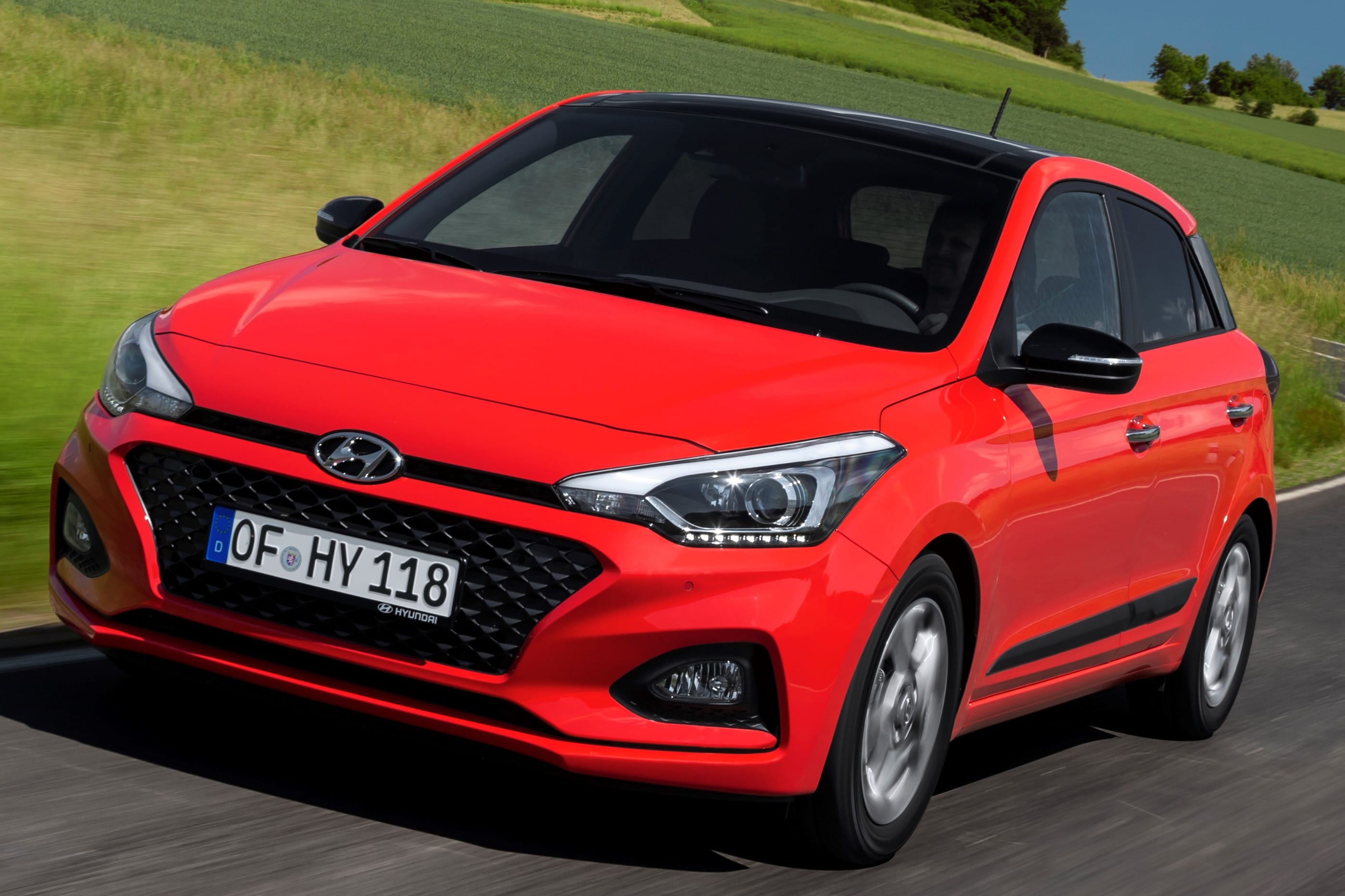 Inspektion bei einem Hyundai i20 GB von 2018