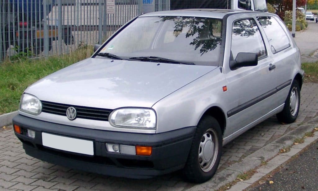 VW Golf 3 Wertverlust-Tabelle Restwert