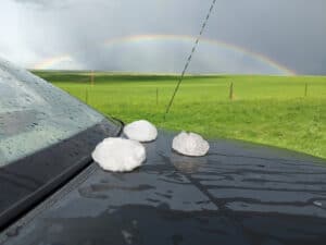 Hagelschaden am Auto